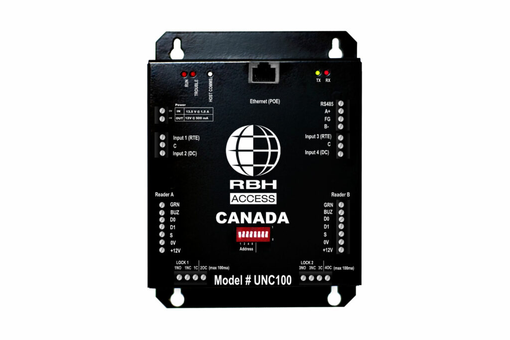 RBH UNC100 two-door IP access controller