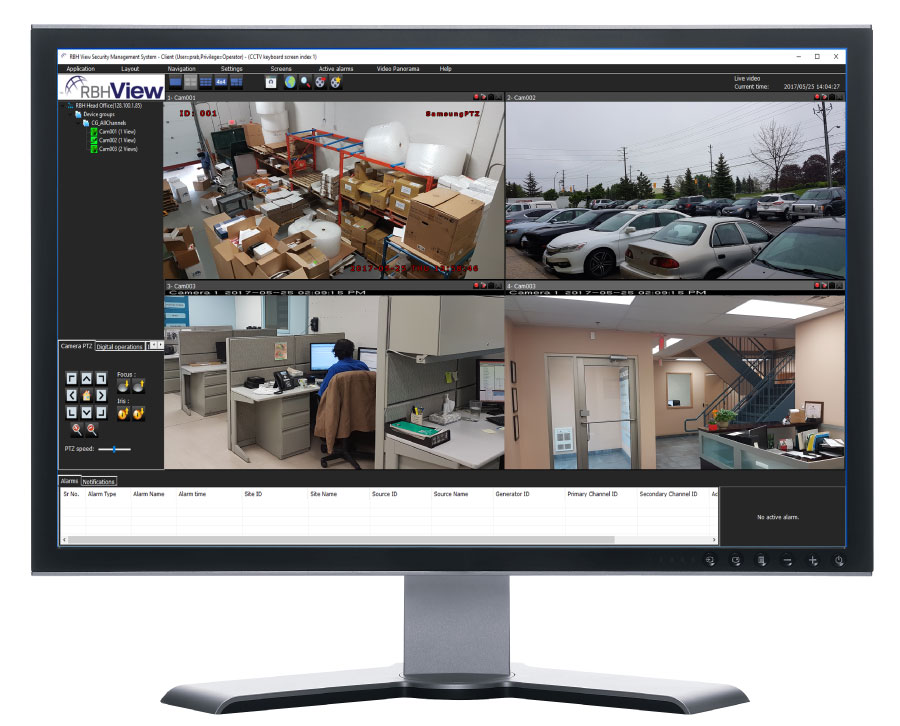 RBHView integrated video management workstation